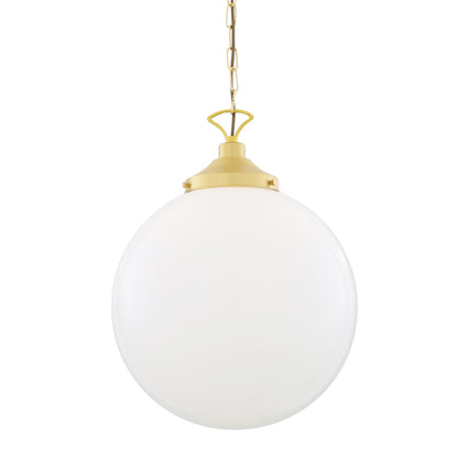 Yerevan Opal Glass Globe Pendant Light