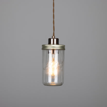 Jam Jar Vintage Pendant Light