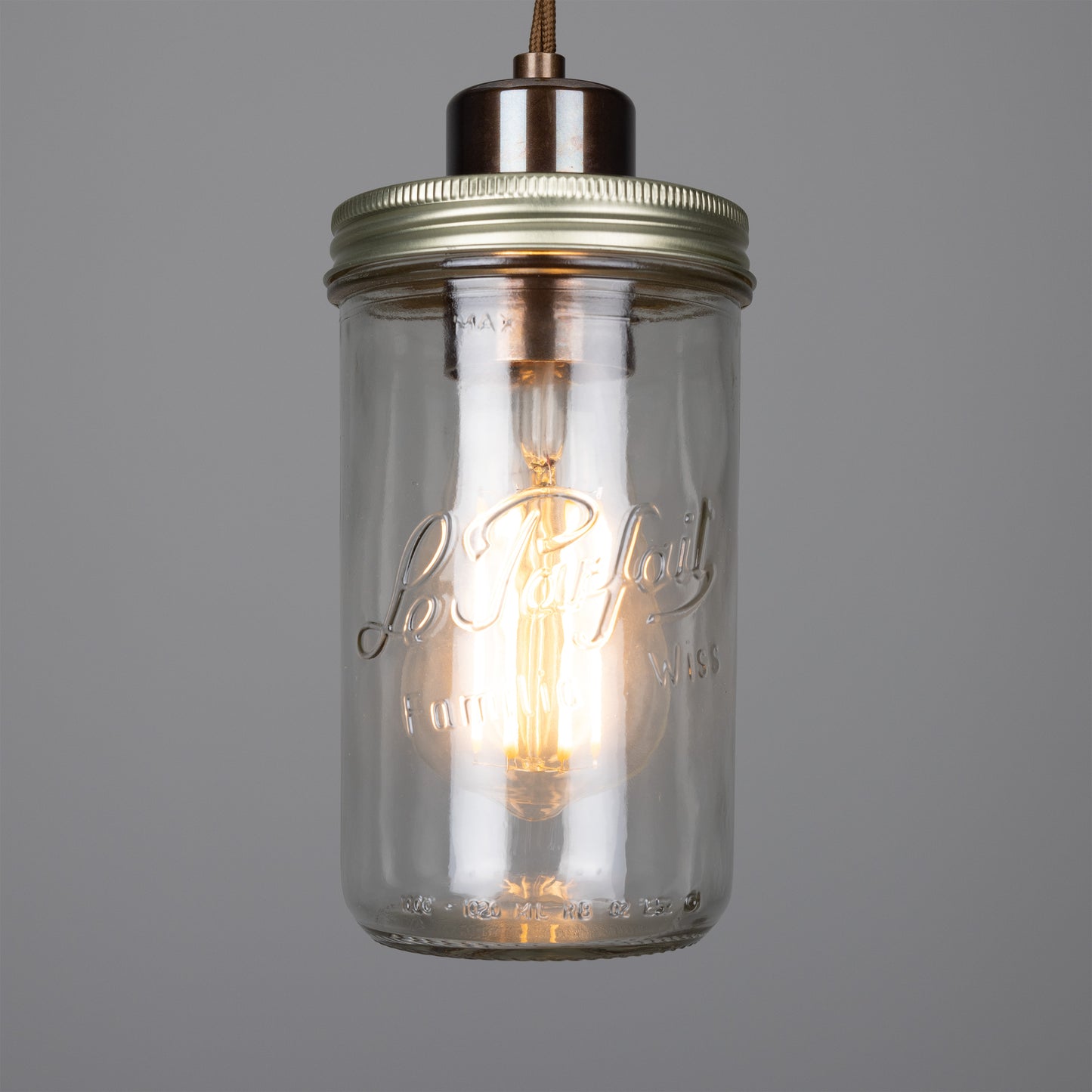 Jam Jar Vintage Pendant Light