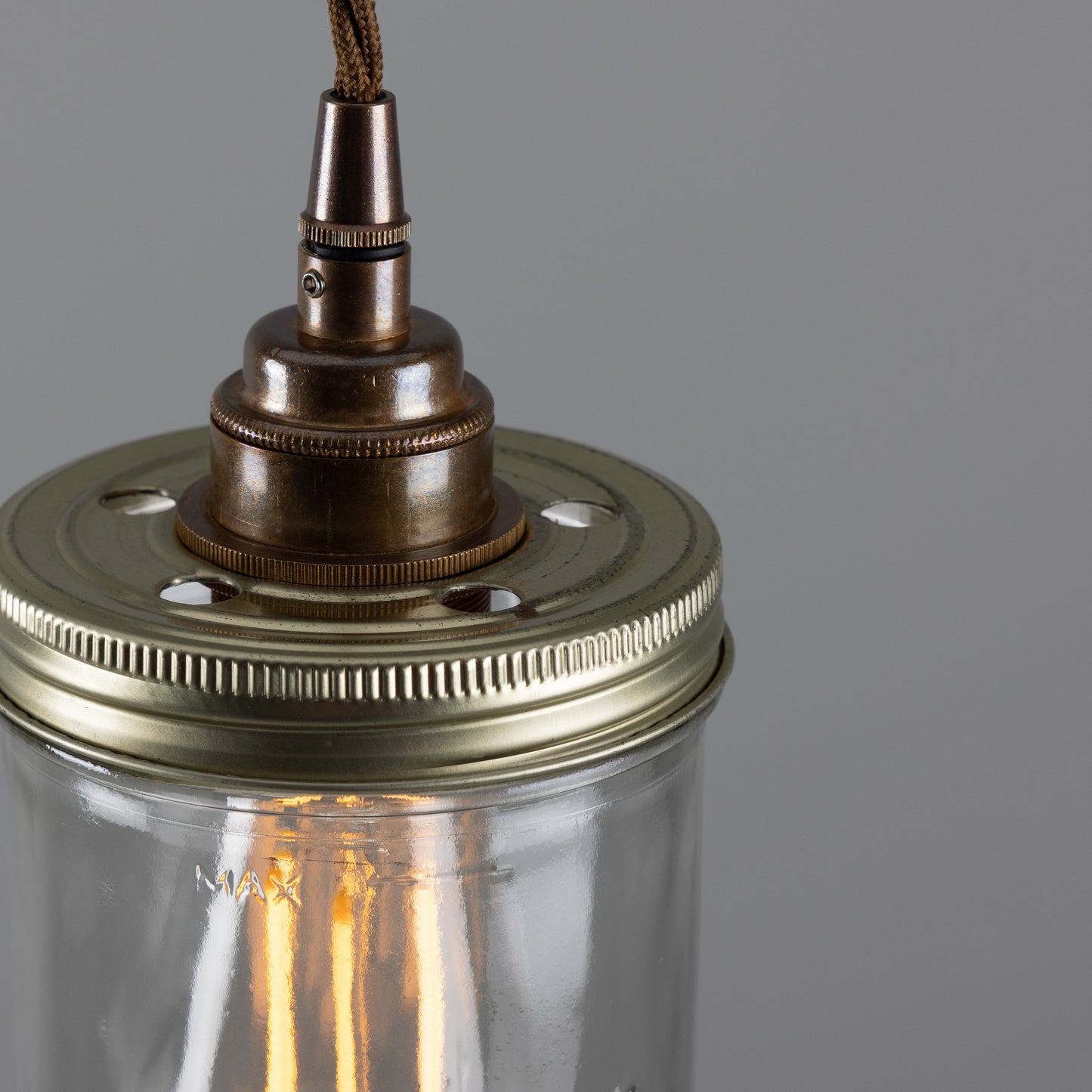 Jam Jar Vintage Pendant Light