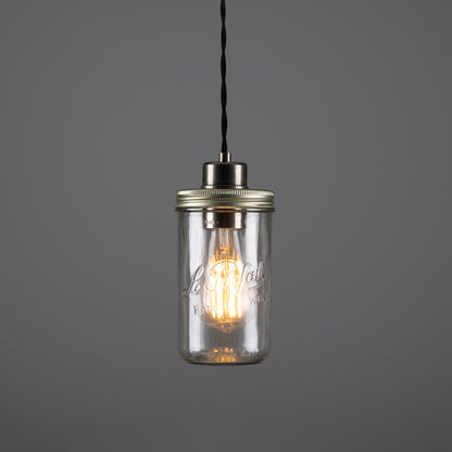 Jam Jar Vintage Pendant Light