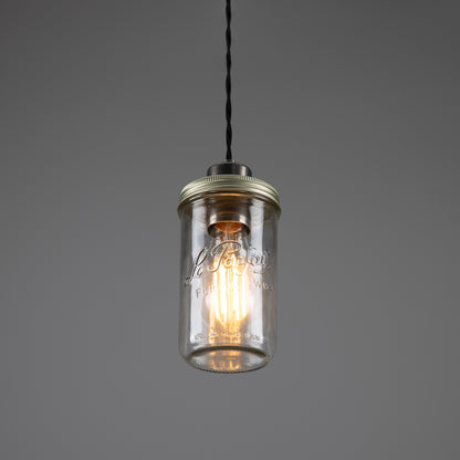 Jam Jar Vintage Pendant Light