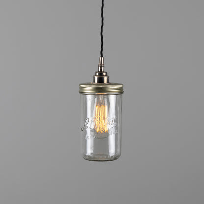 Jam Jar Vintage Pendant Light