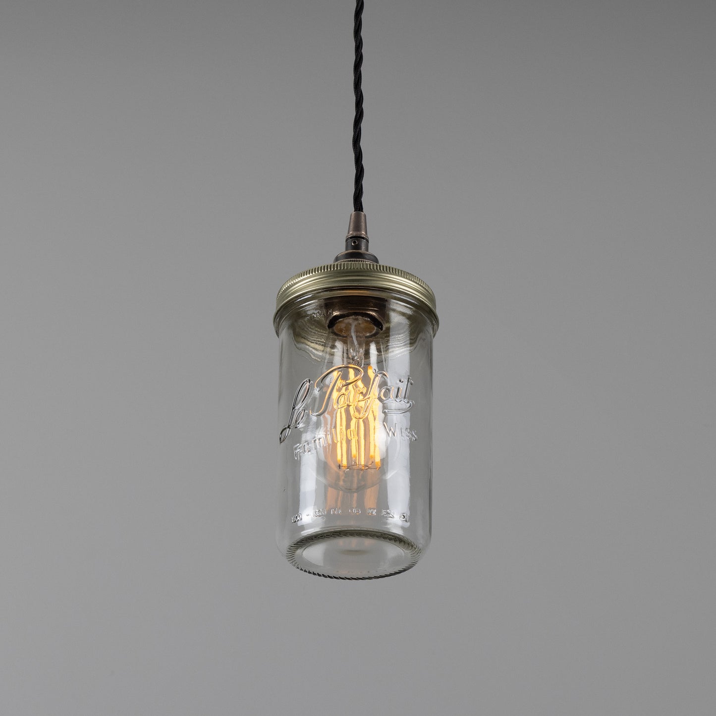 Jam Jar Vintage Pendant Light