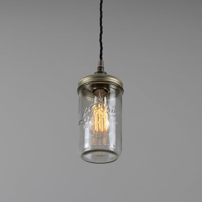 Jam Jar Vintage Pendant Light