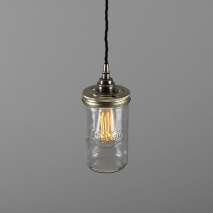 Jam Jar Vintage Pendant Light