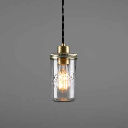 Jam Jar Vintage Pendant Light