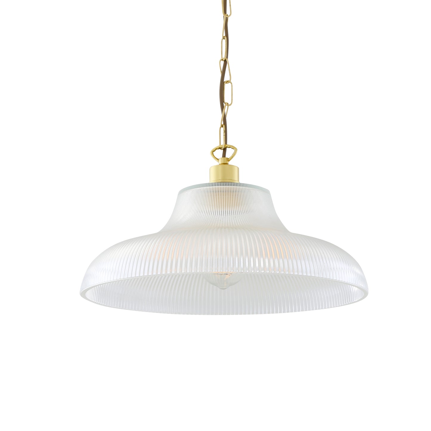 London Prismatic Railway Glass Pendant Light