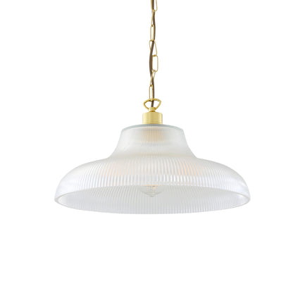 London Prismatic Railway Glass Pendant Light