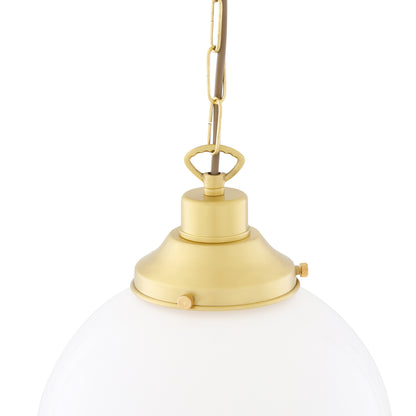Yerevan Opal Glass Globe Pendant Light