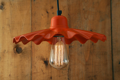 Ardle Ripple Shade Factory Pendant Light