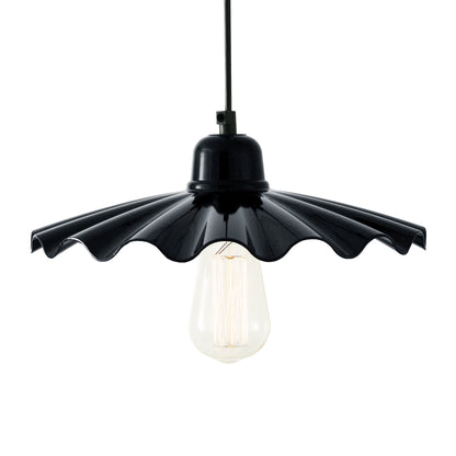 Ardle Ripple Shade Factory Pendant Light