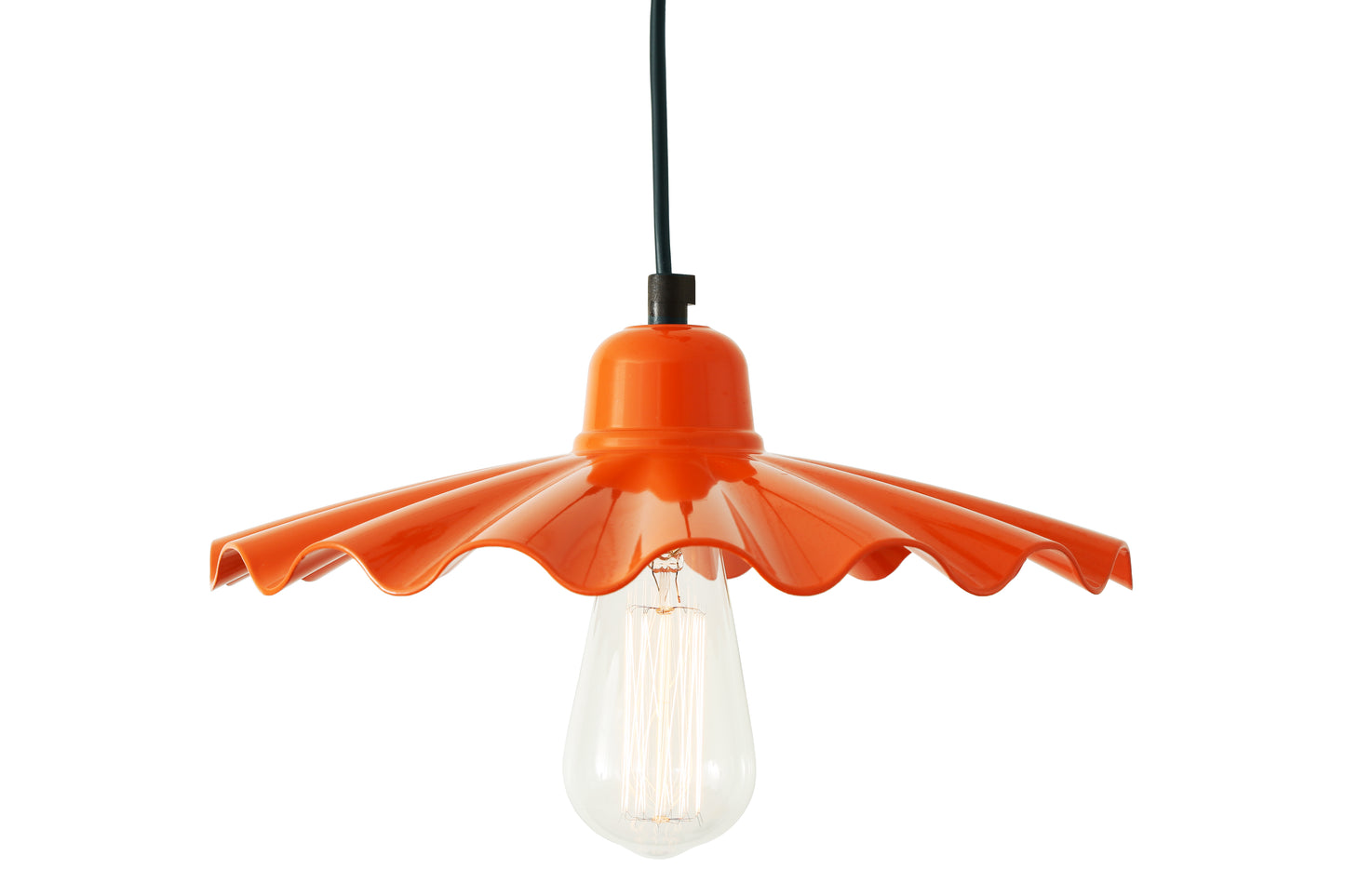 Ardle Ripple Shade Factory Pendant Light