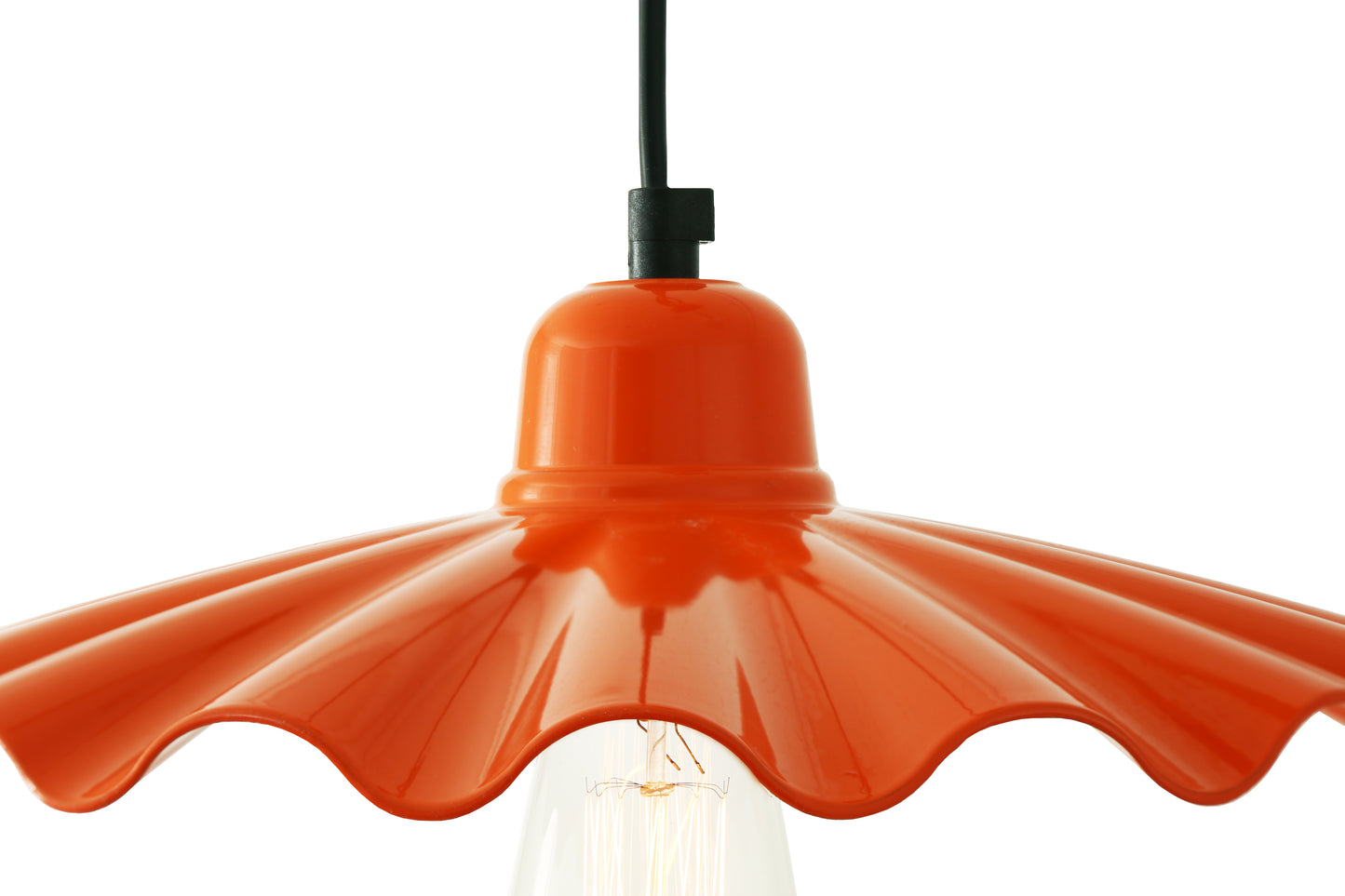 Ardle Ripple Shade Factory Pendant Light