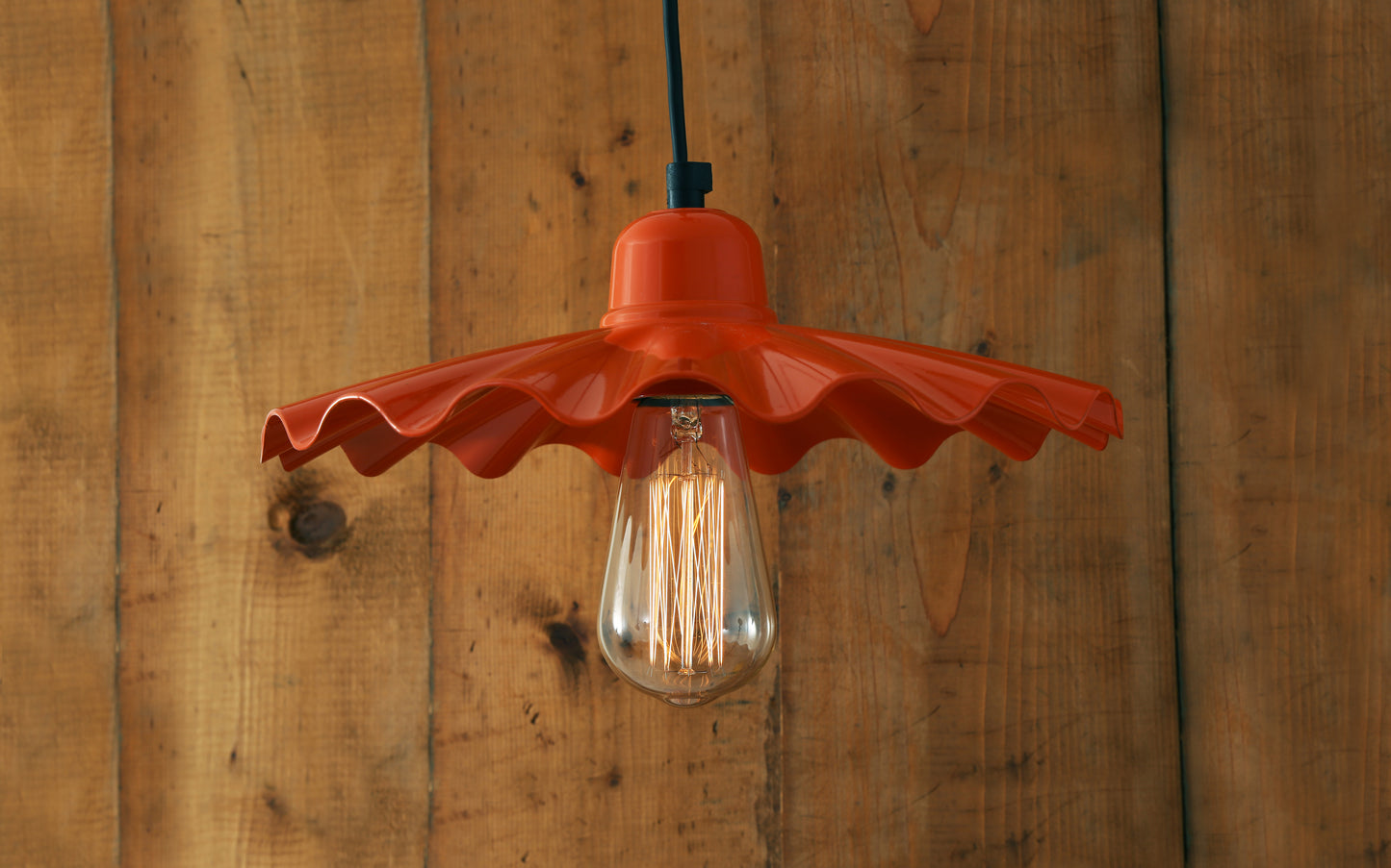 Ardle Ripple Shade Factory Pendant Light