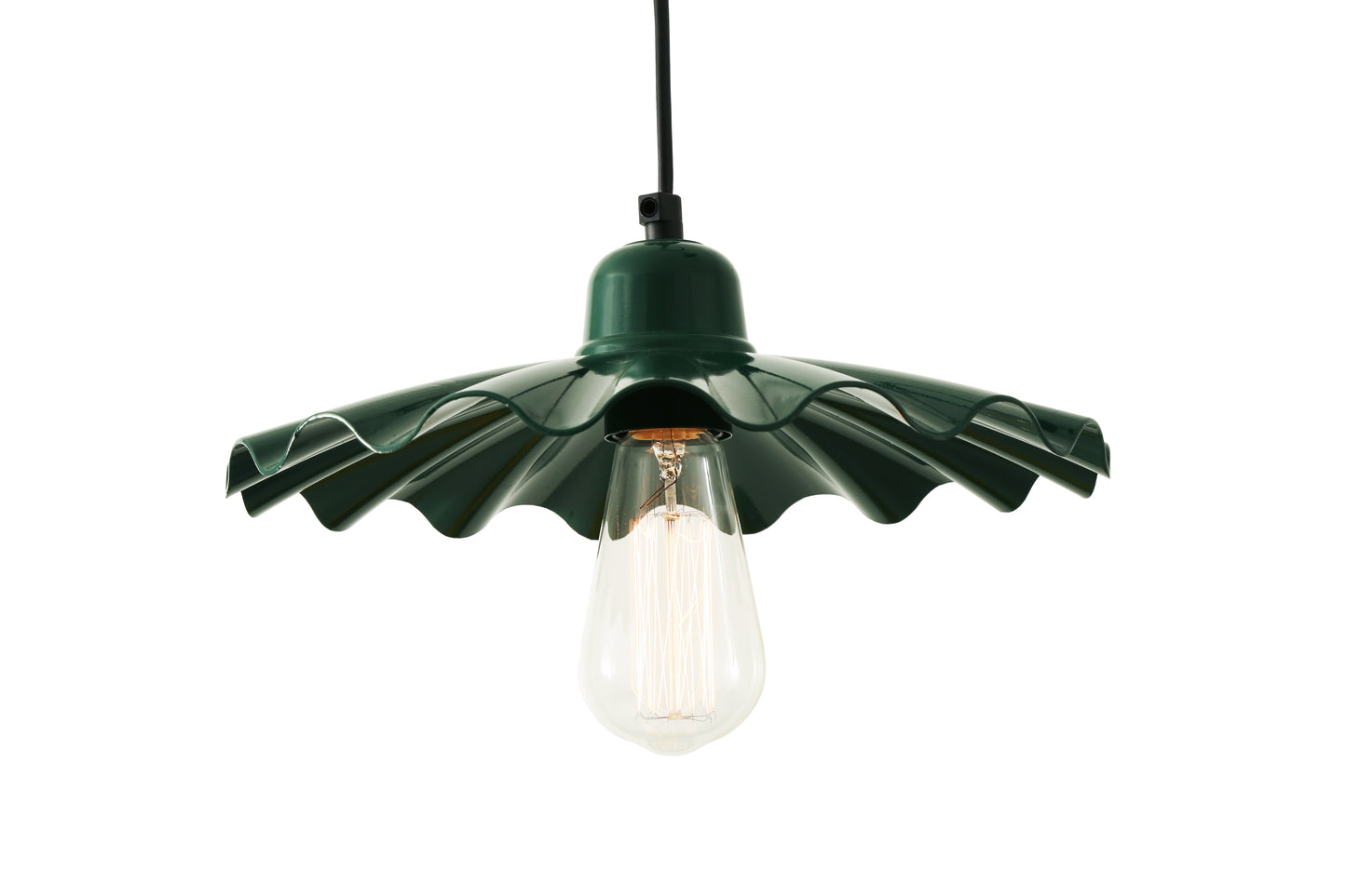 Ardle Ripple Shade Factory Pendant Light