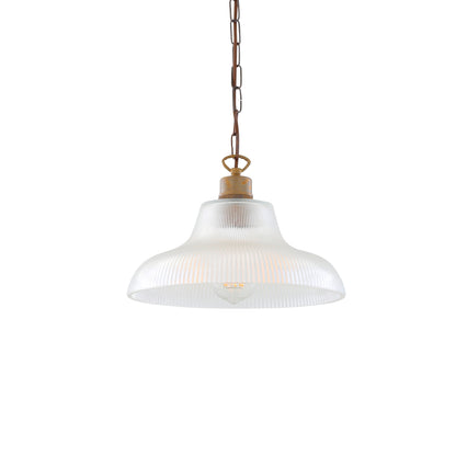 London Prismatic Railway Glass Pendant Light