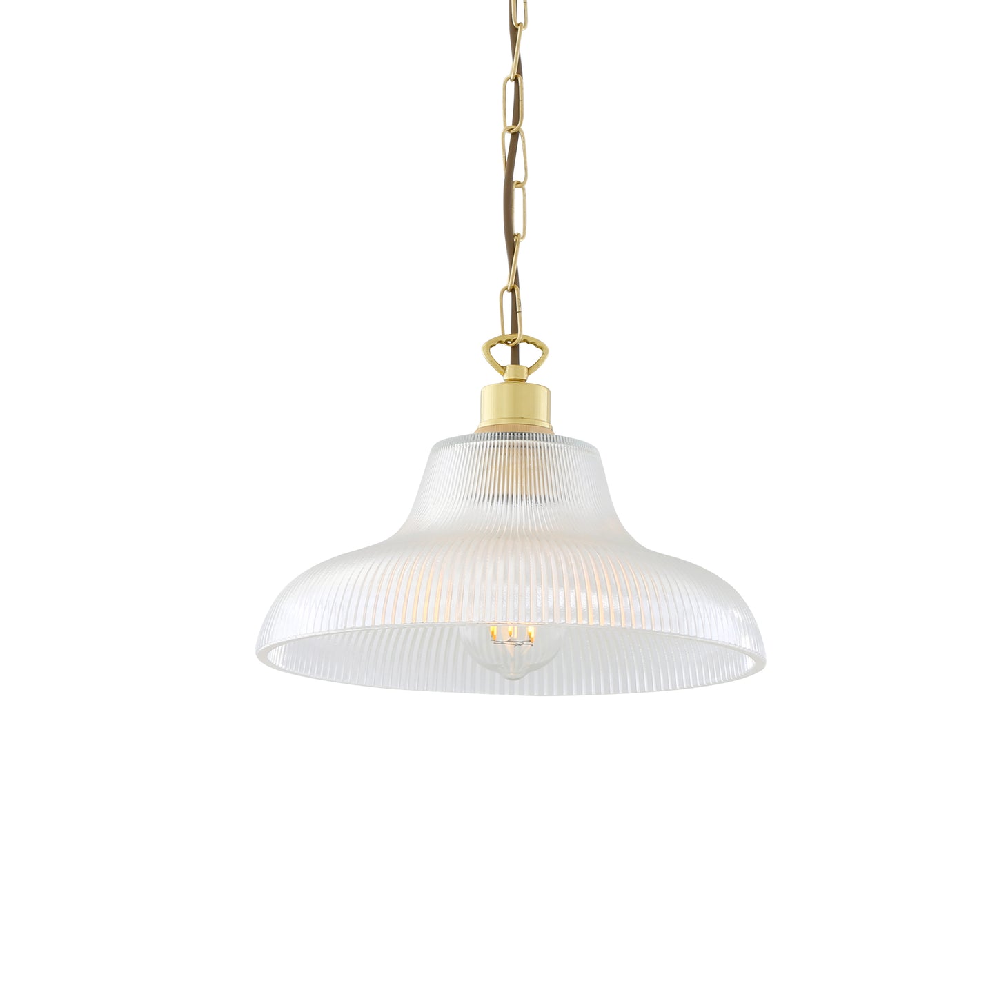 London Prismatic Railway Glass Pendant Light