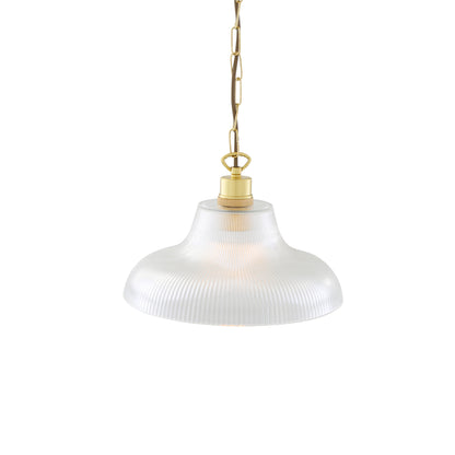 London Prismatic Railway Glass Pendant Light