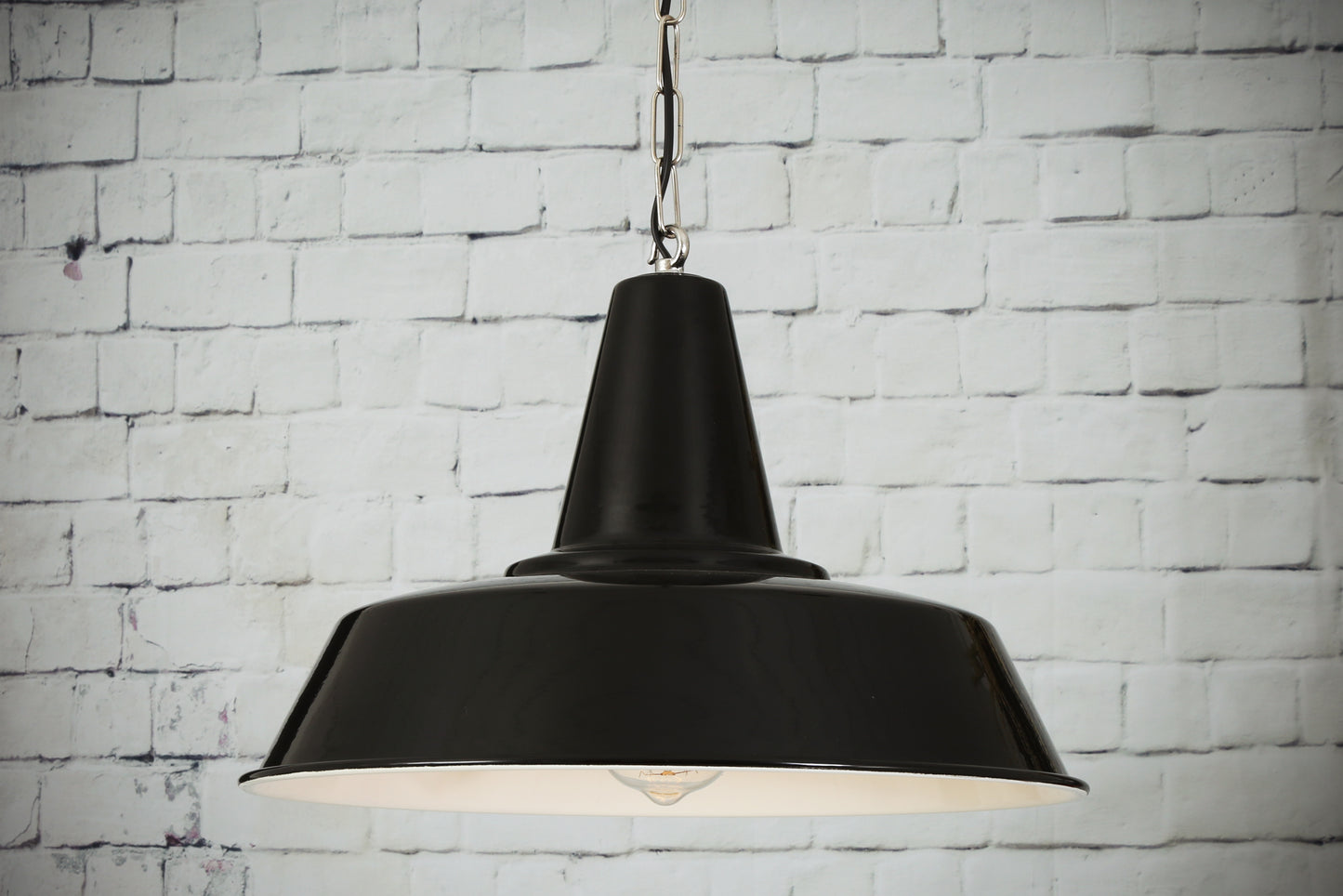 Nassau Industrial Factory Pendant Light 39cm