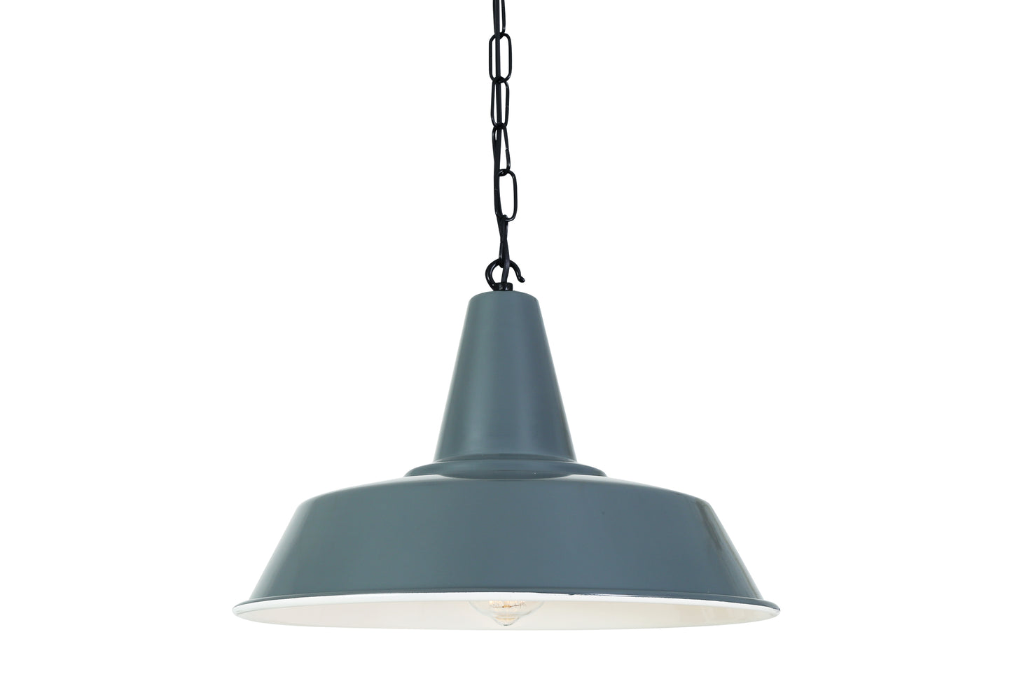 Nassau Industrial Factory Pendant Light 39cm