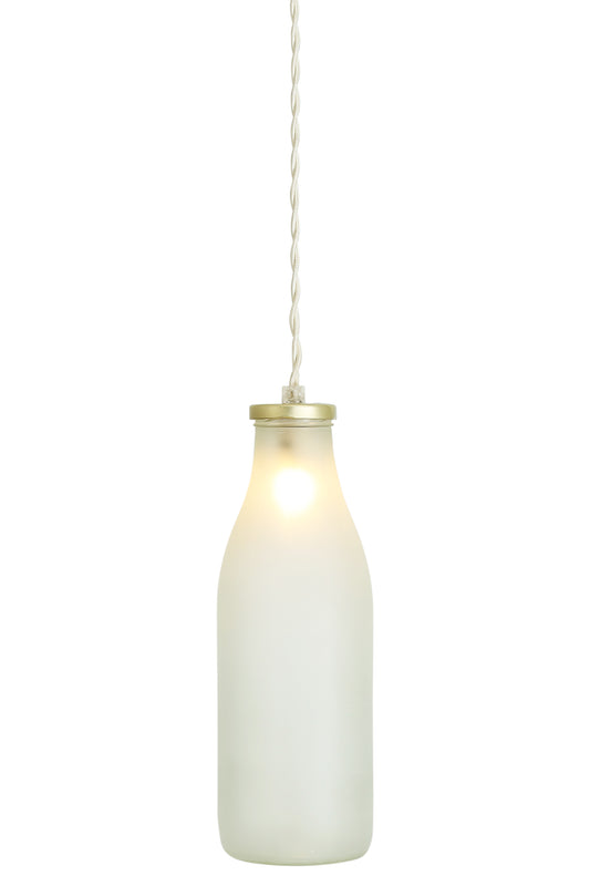 Milk Bottle Pendant Light