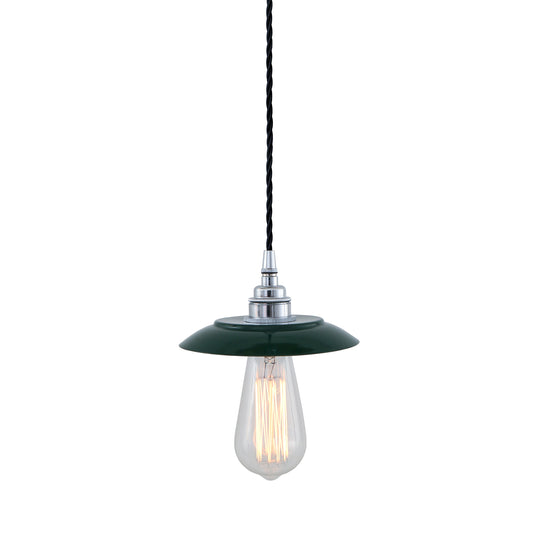 Reznor Industrial Brass Pendant Light