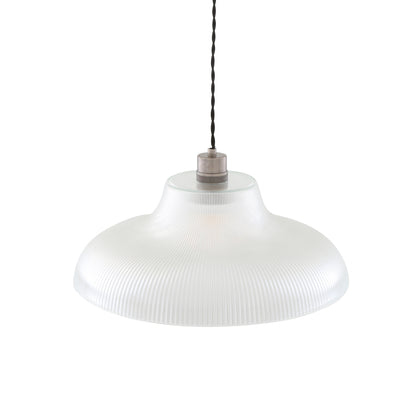 Mono Industrial Railway Glass Pendant Light