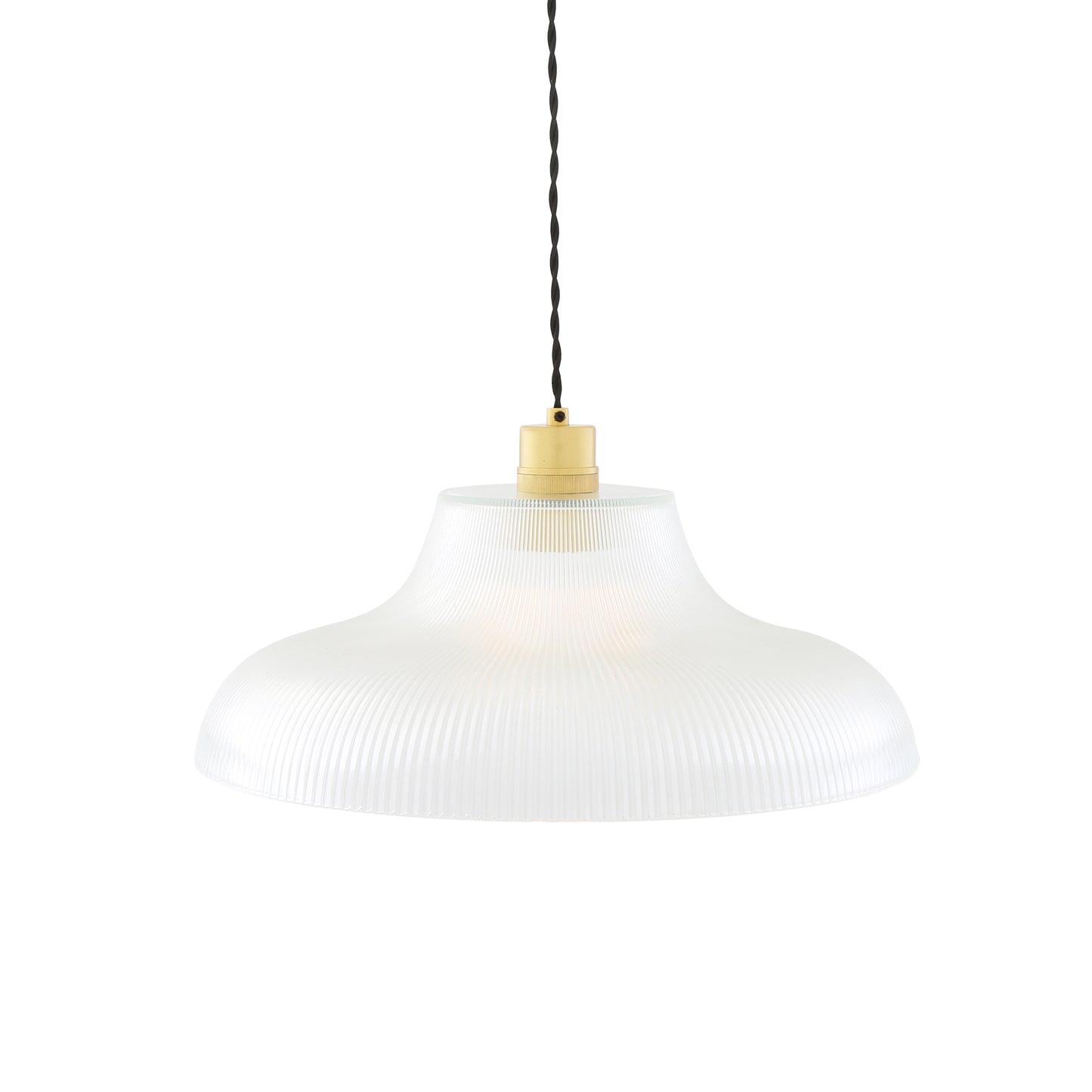 Mono Industrial Railway Glass Pendant Light