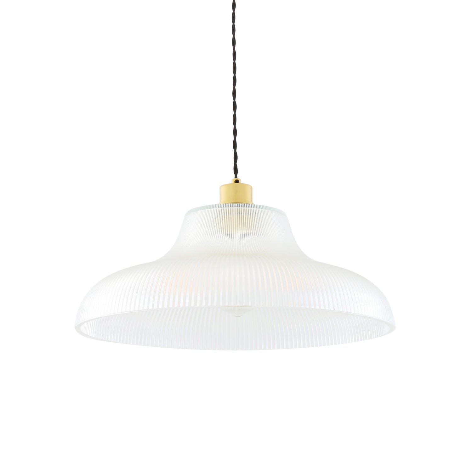 Mono Industrial Railway Glass Pendant Light