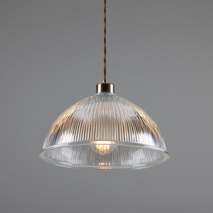 Nova Prismatic Glass Dome Pendant Light
