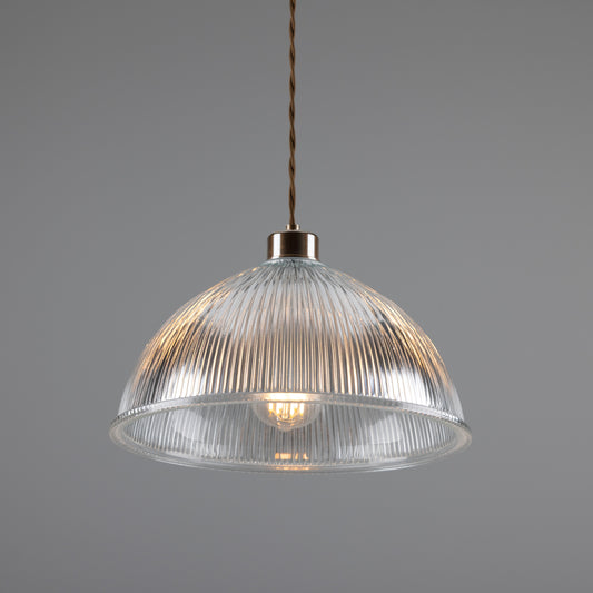 Nova Prismatic Glass Dome Pendant Light