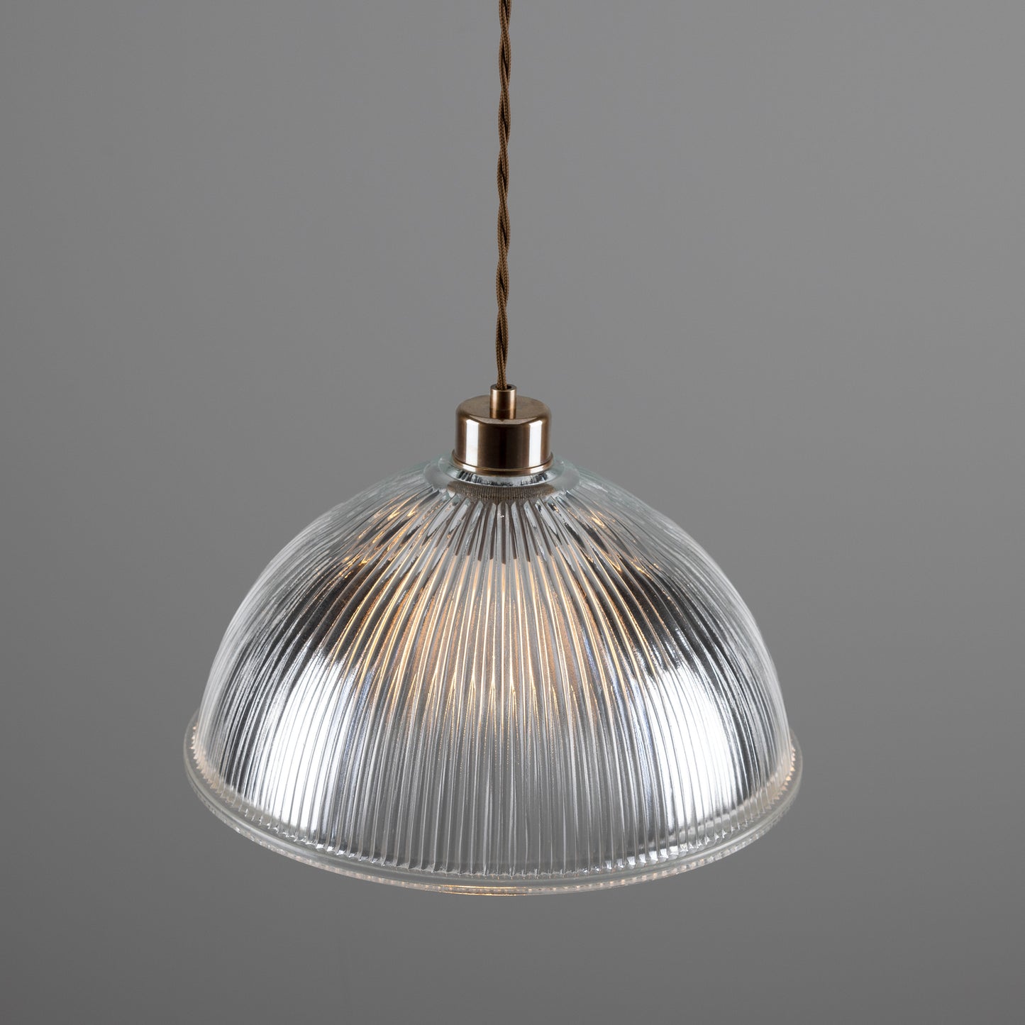 Nova Prismatic Glass Dome Pendant Light