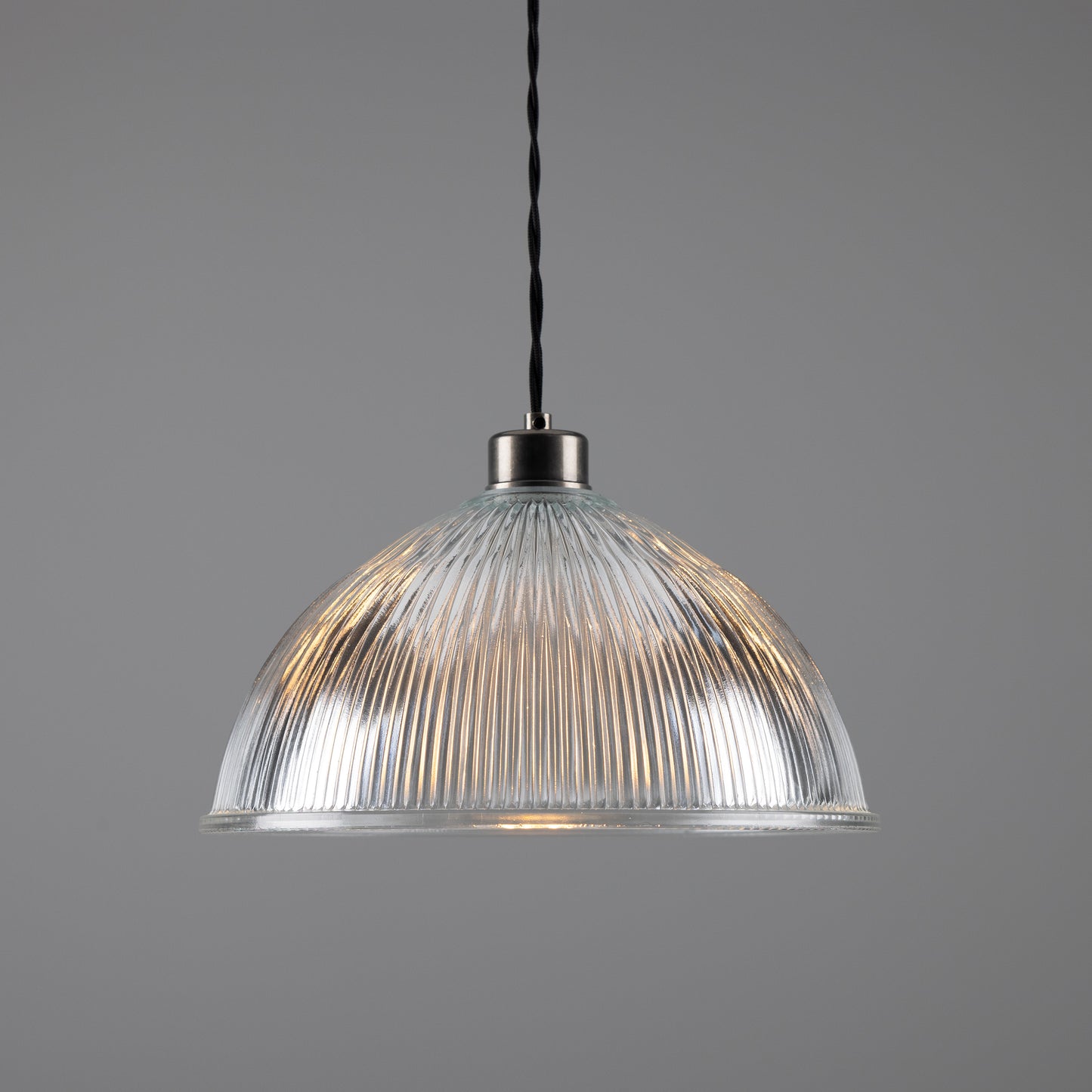 Nova Prismatic Glass Dome Pendant Light
