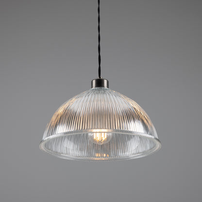 Nova Prismatic Glass Dome Pendant Light