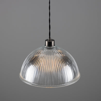 Nova Prismatic Glass Dome Pendant Light