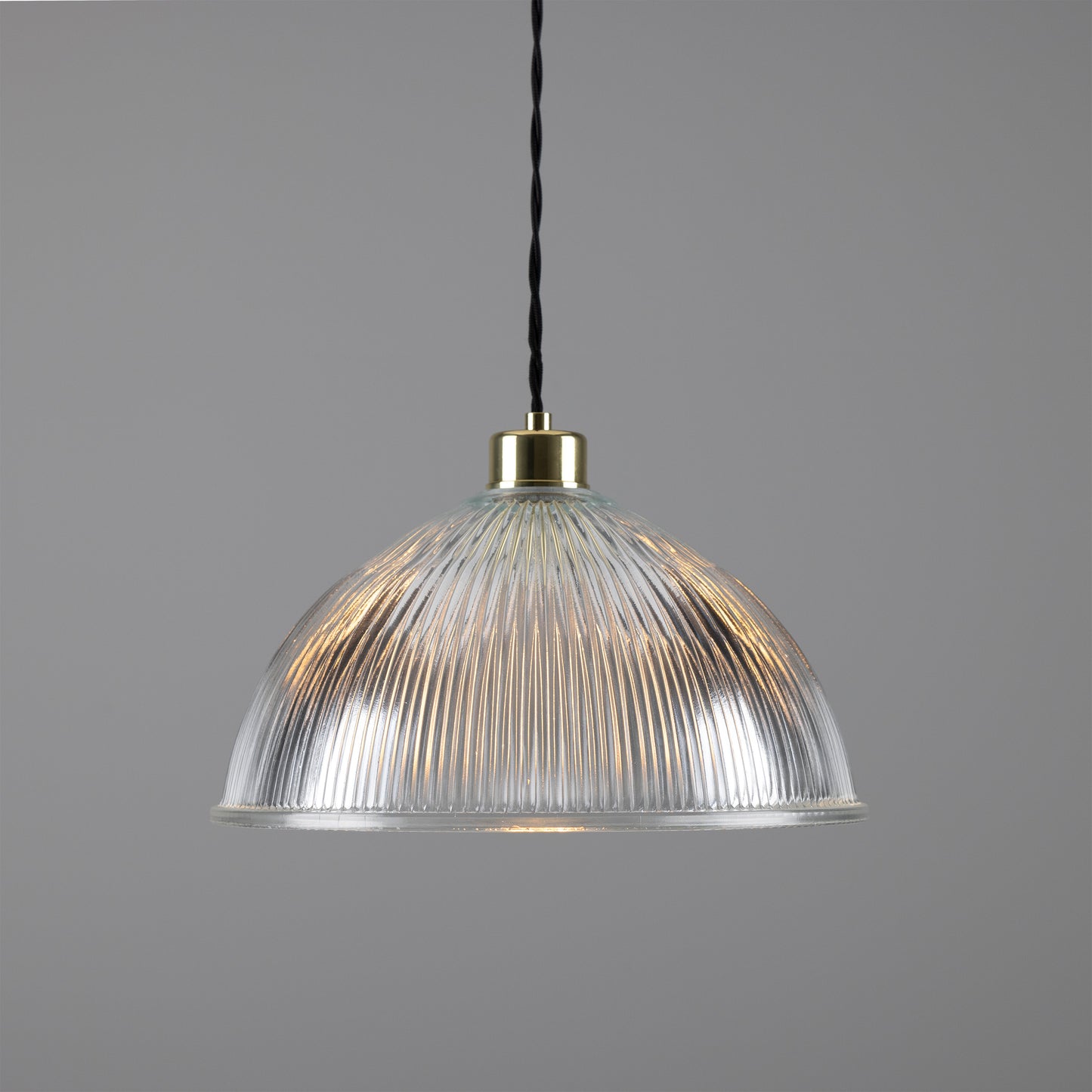 Nova Prismatic Glass Dome Pendant Light