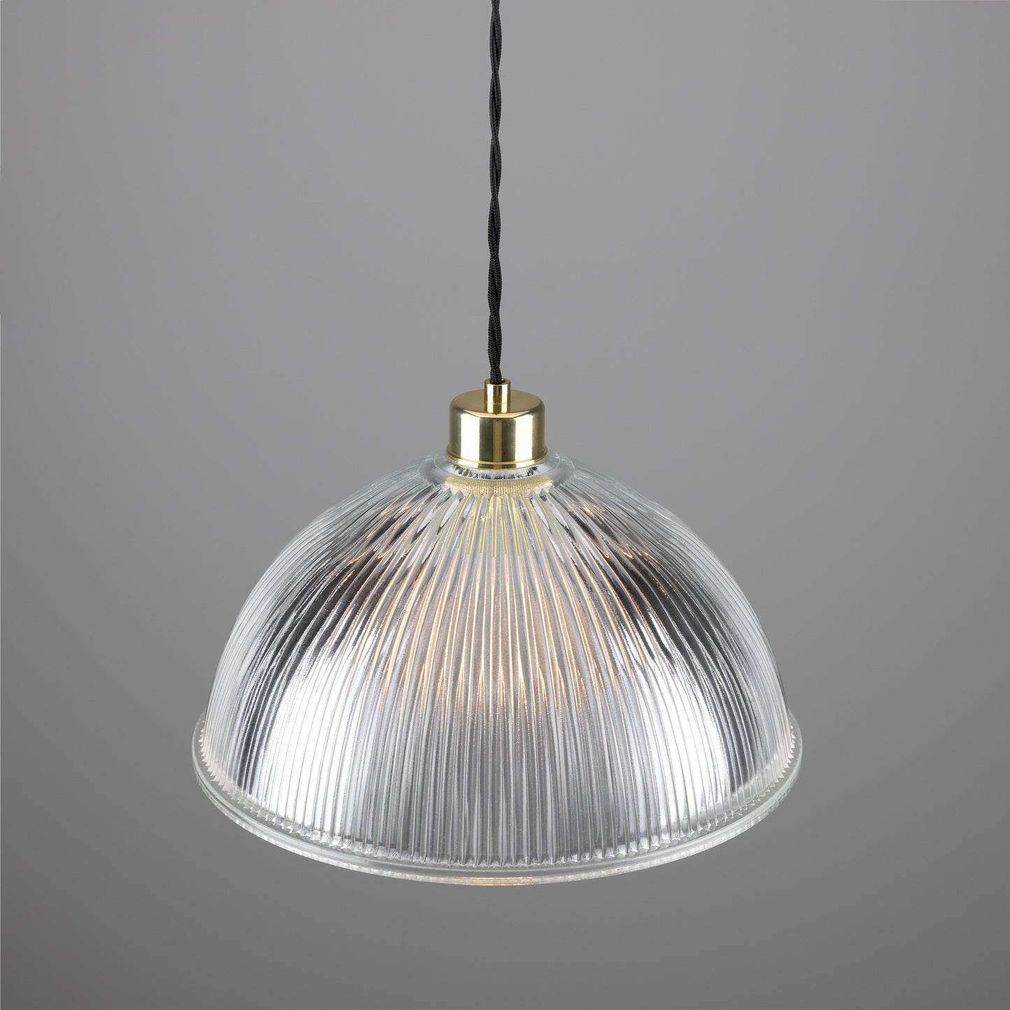 Nova Prismatic Glass Dome Pendant Light
