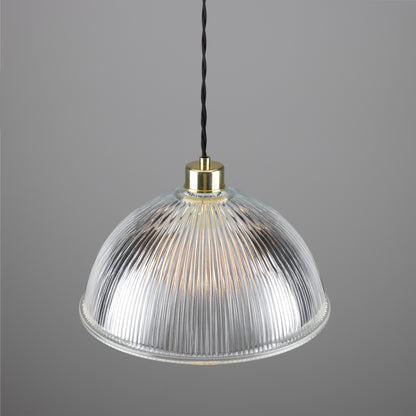 Nova Prismatic Glass Dome Pendant Light