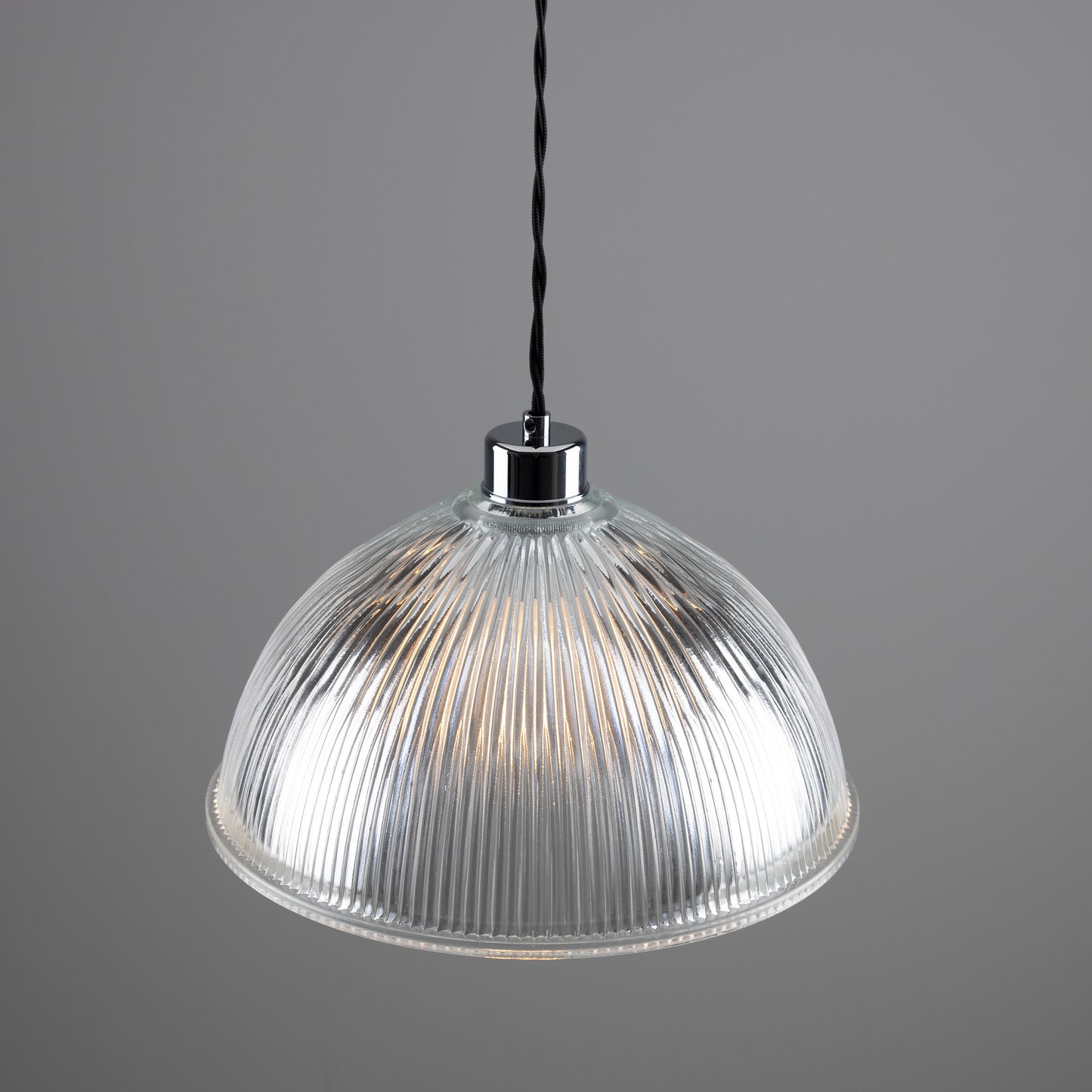Nova Prismatic Glass Dome Pendant Light