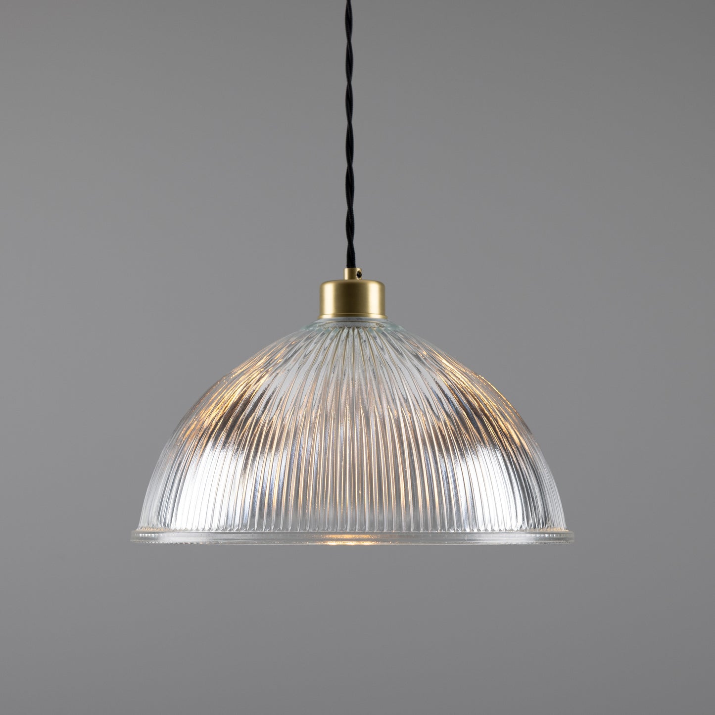 Nova Prismatic Glass Dome Pendant Light