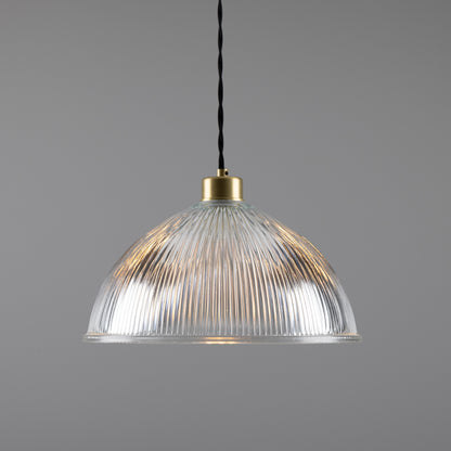 Nova Prismatic Glass Dome Pendant Light