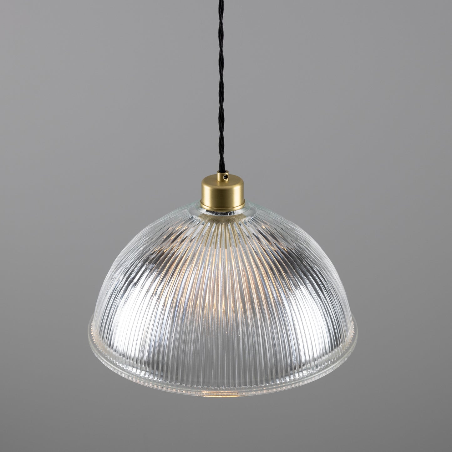 Nova Prismatic Glass Dome Pendant Light