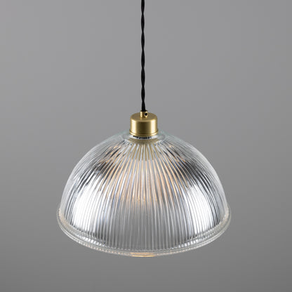 Nova Prismatic Glass Dome Pendant Light