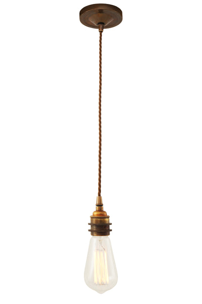 Lome Vintage Bare Bulb Pendant Light
