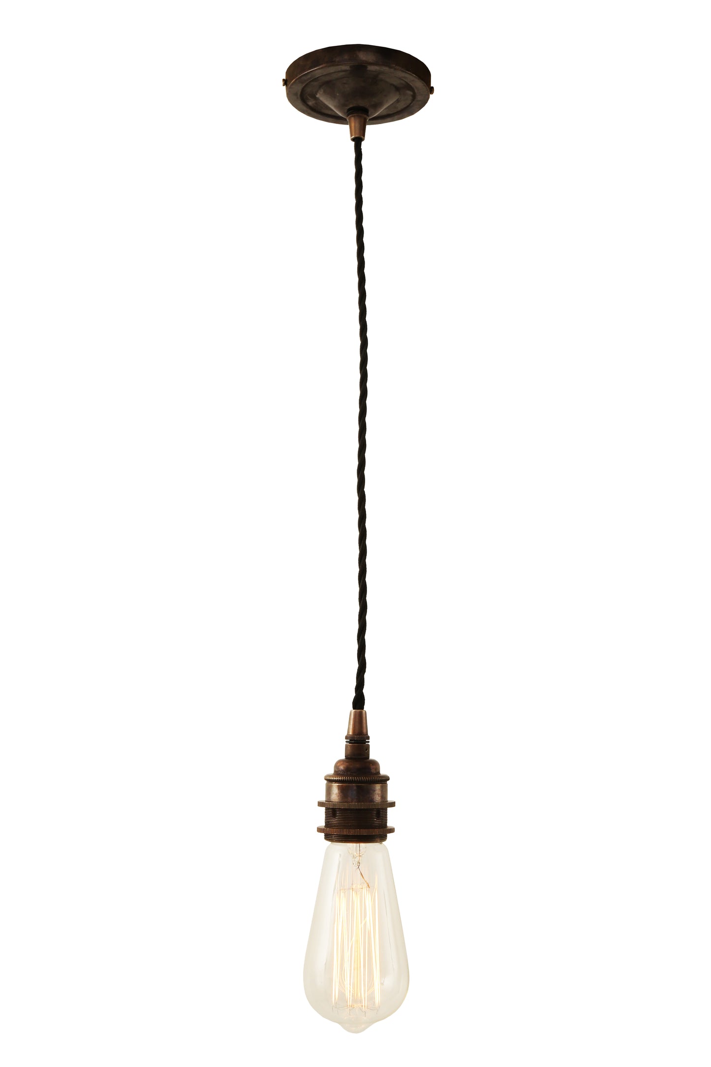 Lome Vintage Bare Bulb Pendant Light