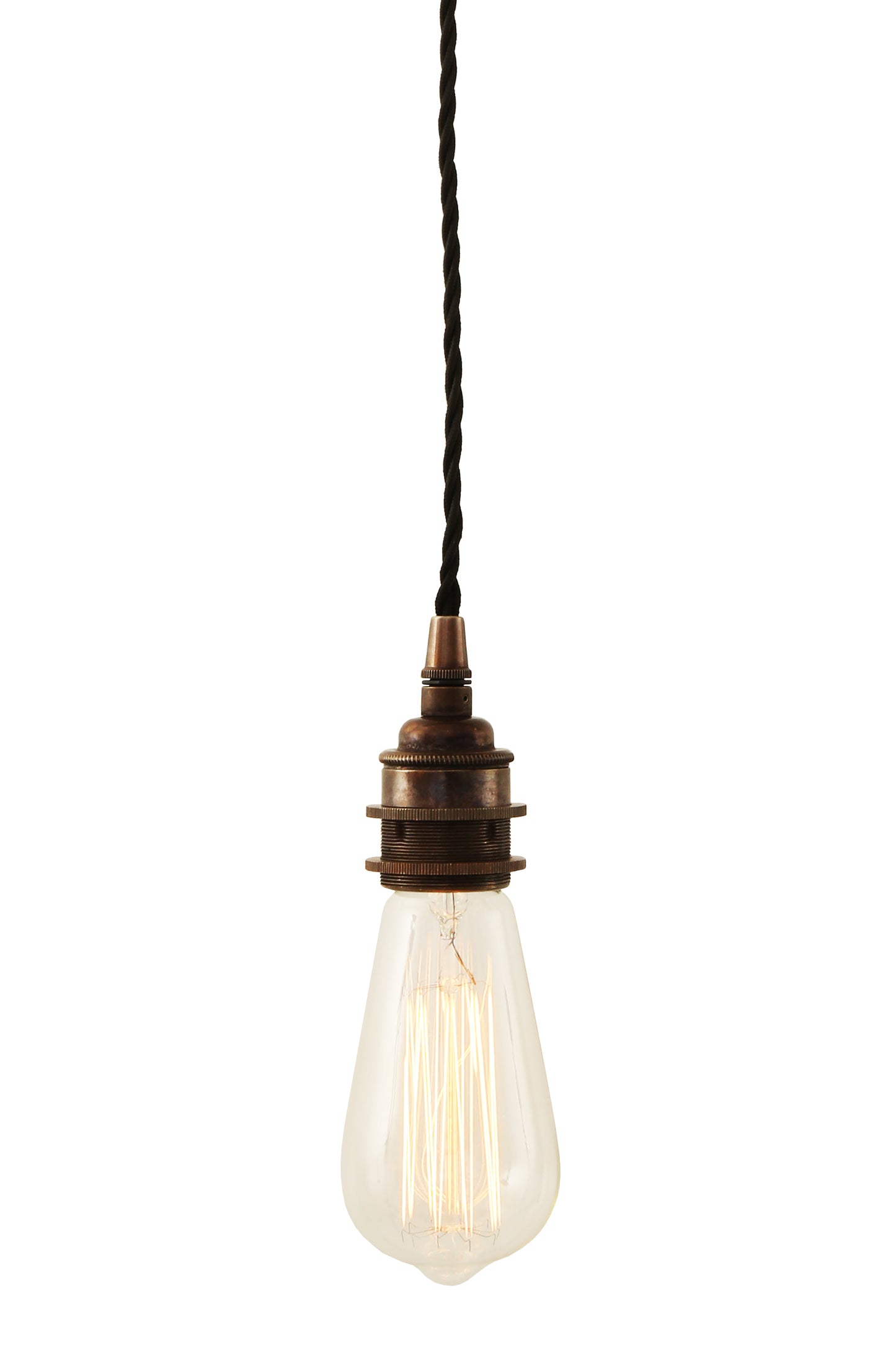 Lome Vintage Bare Bulb Pendant Light