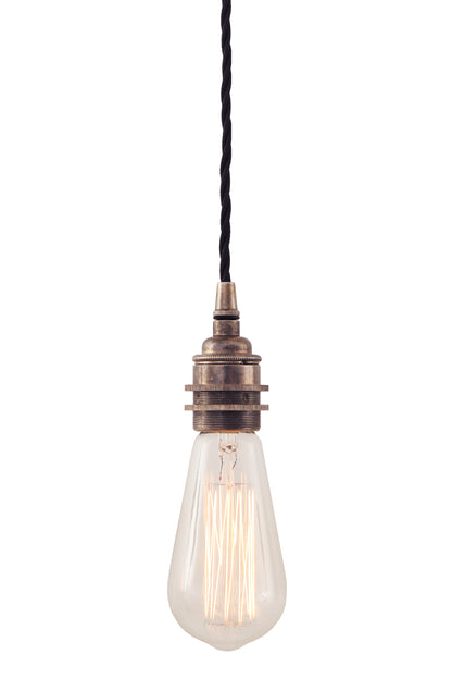 Lome Vintage Bare Bulb Pendant Light