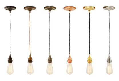 Lome Vintage Bare Bulb Pendant Light