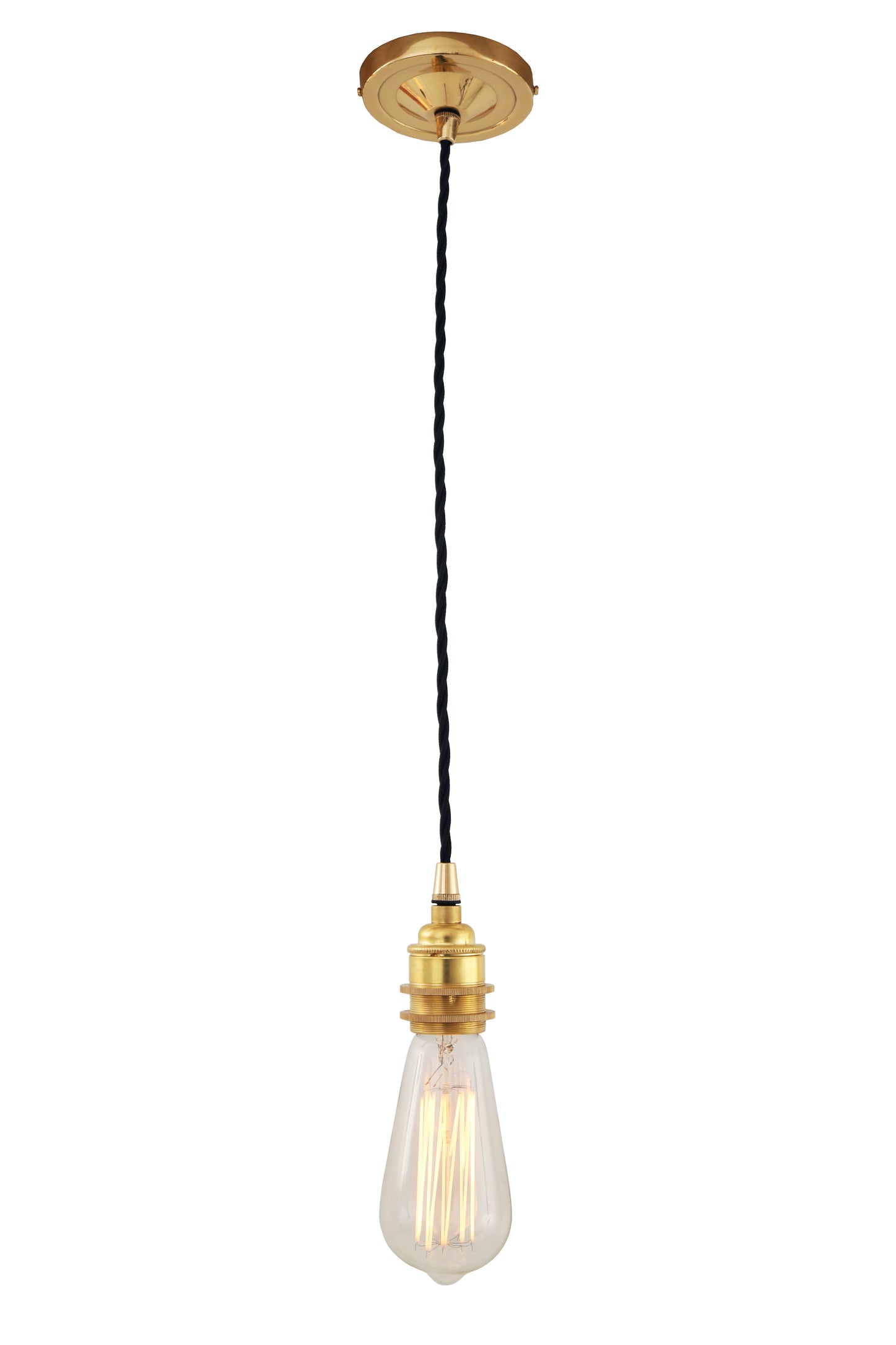 Lome Vintage Bare Bulb Pendant Light
